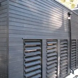 Timber Focus Rebated Black Painted Exterior Timber Featheredge Cladding 22x175mm 4.8mtr