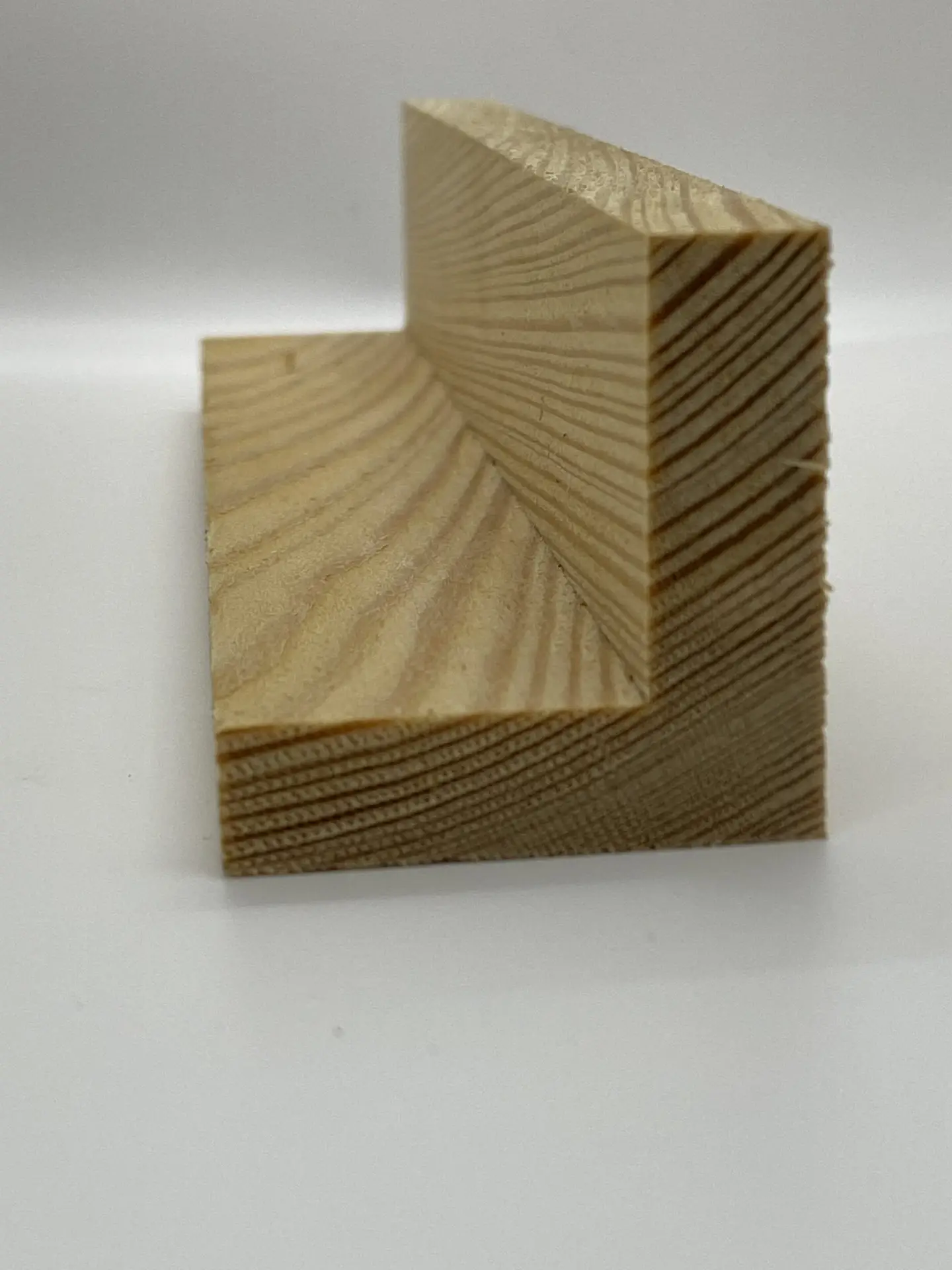 Larch External L Corner Capping Section 42 x 42mm 4/4.0mtr - Image 3