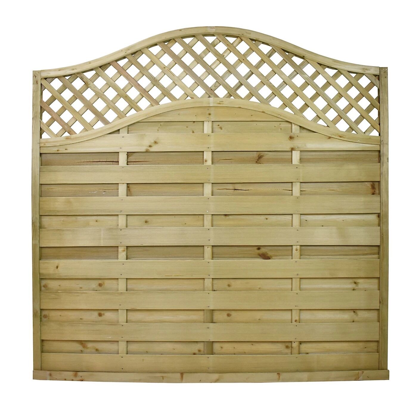 Timber Focus Mayfair Omega Lattice Top Fence Panel 1.8m (H) 1.8m (W) - Image 2